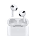 Apple AirPods (3rd Generation) Wireless Earbuds with MagSafe Charging Case. Spatial Audio, Sweat and Water Resistant