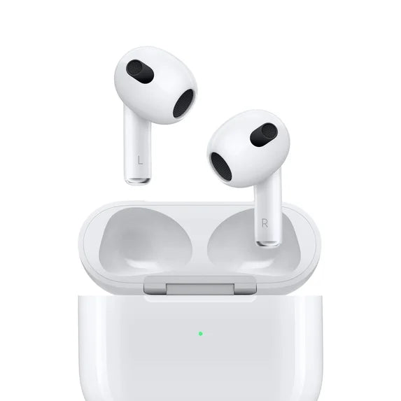 Apple AirPods (3rd Generation) Wireless Earbuds with MagSafe Charging Case. Spatial Audio, Sweat and Water Resistant