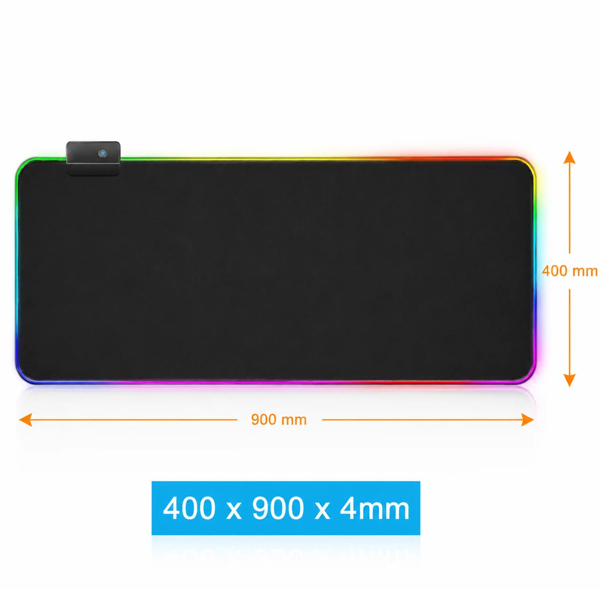 XXL RGB Gaming Mouse Pad – Extended 900×400mm Desk Mat