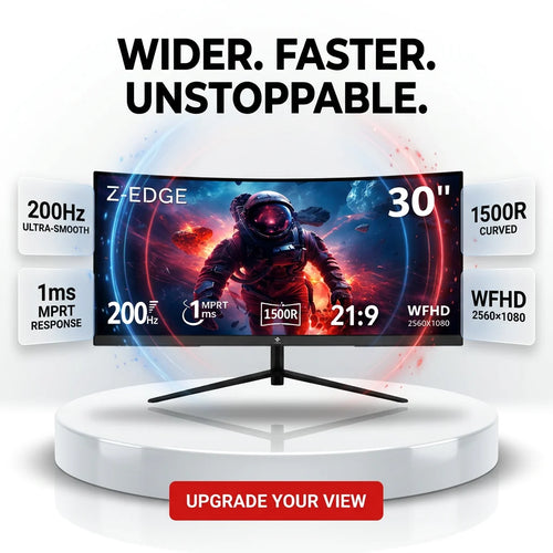 30″ UltraWide Curved Gaming Monitor – 200Hz 1ms WFHD
