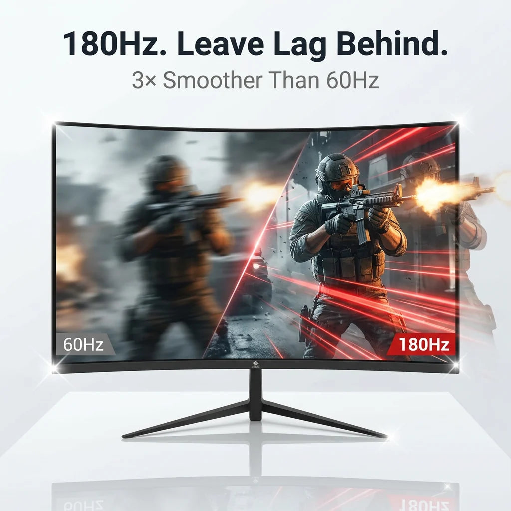 24″ Curved Gaming Monitor – 200Hz 1ms FHD Display