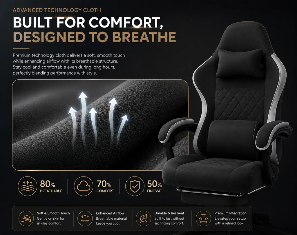 Gaming Chair – High-Back Reclining Office Chair
