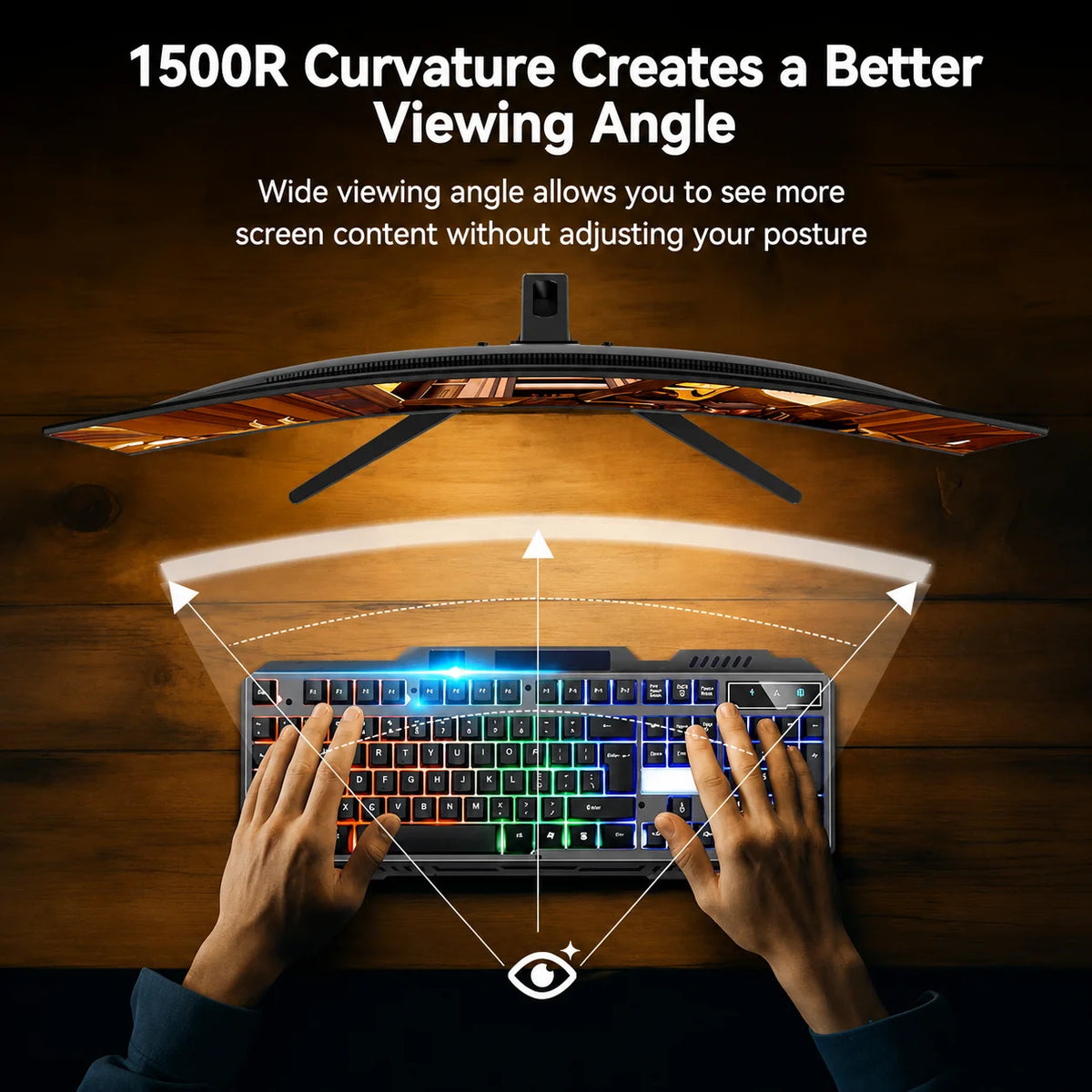 32 Inches Curved Gaming Monitor – 240Hz FHD 1ms