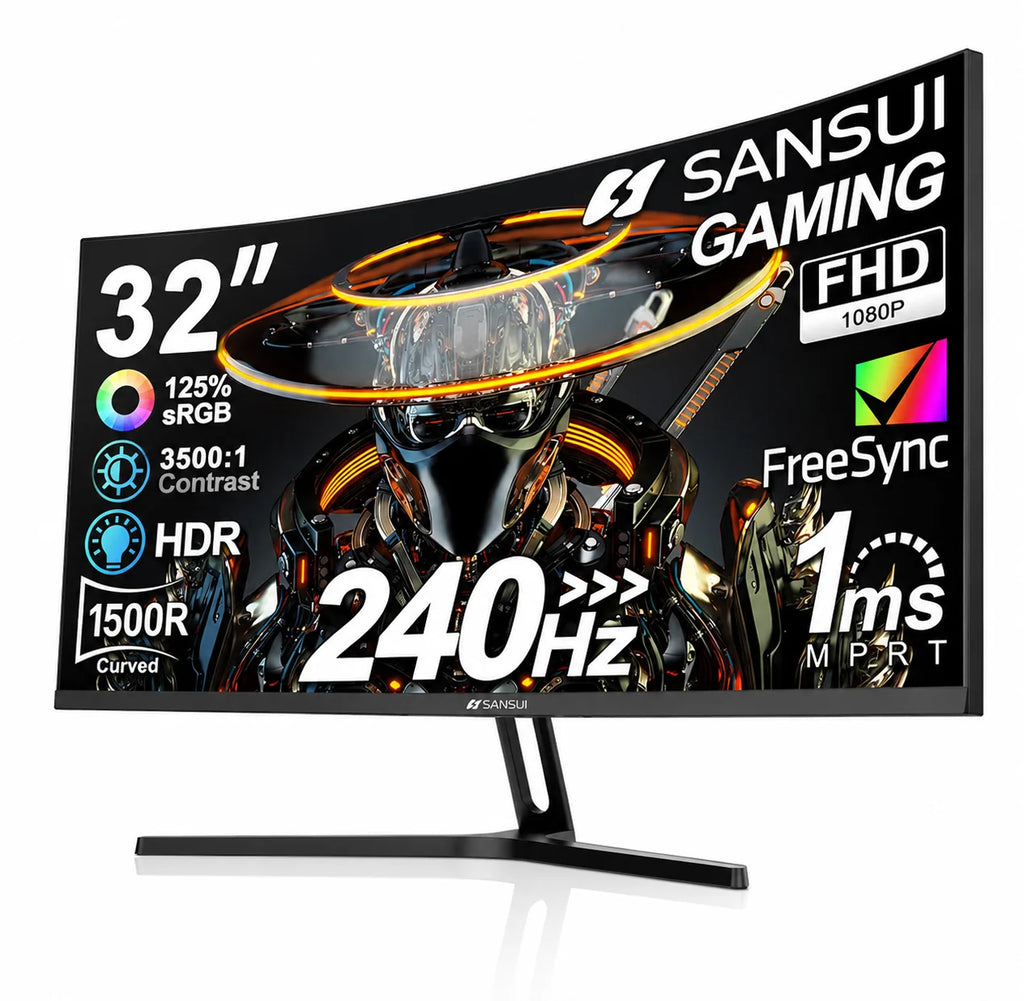 32 Inches Curved Gaming Monitor – 240Hz FHD 1ms