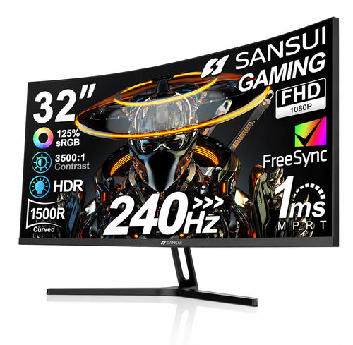 32 Inches Curved Gaming Monitor – 240Hz FHD 1ms