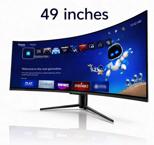 49"UltraWide 4K Curved Gaming Monitor – Immersive 1800R Display -244Hz